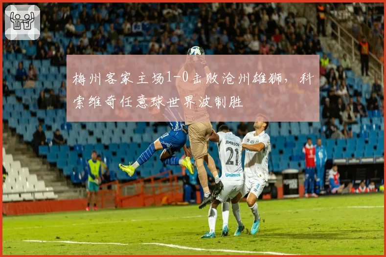 梅州客家主场1-0击败沧州雄狮，科索维奇任意球世界波制胜